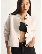 HiCCUP Cardigan - tricotat - cu buzunare - ivory natural -