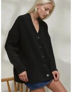 HiCCUP Cardigan tricotat din material gros - decolteu in V - tricot - Negru -