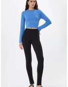 HiCCUP Colanti - talie medie - bumbac - negru