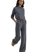 HiCCUP Compleu - 2 piese - talie inalta - gri - tricot