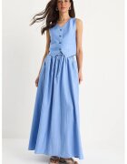 HiCCUP Compleu dama - doua piese - rayon/poliester/nylon - albastru