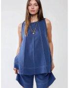 HiCCUP Compleu dama - Relax Fit - talie inalta - albastru - denim