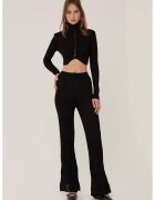 HiCCUP Compleu damam doua piese - tricot - negru