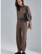 HiCCUP Compleu din doua piese - maro cafeniu - tricot