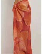 HiCCUP Cover-Up Plaja - Maxi imprimat - Portocaliu stralucitor -