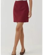 HiCCUP Fusta A-line talie inalta - visiniu - textil
