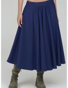 HiCCUP Fusta maxi dama - textil - bleumarin