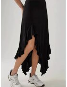 HiCCUP Fusta maxi dama - tricot - negru