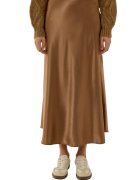 HiCCUP Fusta midi dama talie inalta - satin - maro