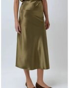 HiCCUP Fusta midi din satin 00