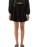 HiCCUP Fusta mini dama poliester/elastan - tip balon - negru