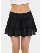 HiCCUP Fusta mini dama - poliester - Negru -