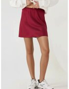 HiCCUP Fusta mini dama satin - rosu
