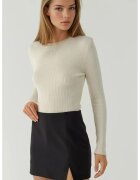 HiCCUP Fusta scurta - negru - textil