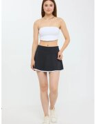 HiCCUP Fusta - tesuta - talie medie - elastic - neagra - textil