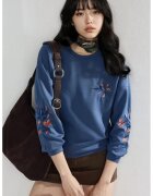HiCCUP Hanorac dama - albastru-marin - textil