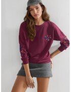 HiCCUP Hanorac dama - brodat - rosu - textil
