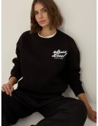 HiCCUP Hanorac dama - Comfort Fit - bumbac si poliester - Negru -