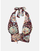 HiCCUP Maiou Crop - imprimeu etnic - multicolor - poliester