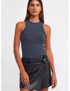 HiCCUP Maiou - guler halter - nervuri - albastru - textil -