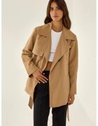 HiCCUP Palton dama versatil - bej - textil
