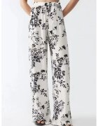 HiCCUP Pantaloni dama - cu imprimeu - talie elastica - multicolor - textil
