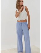 HiCCUP Pantaloni de pijama largi - poliester - albastru