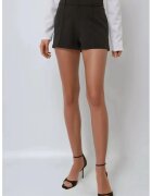HiCCUP Pantaloni scurti dama - mini - croiala regulata - negru - bumbac