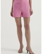 HiCCUP Pantaloni scurti dama - talie inalta - roz - material textil