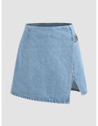 HiCCUP Pantaloni scurti denim - talie inalta