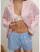 HiCCUP Pantaloni scurti - Relaxed Fit - dungi - albastru - Albastru