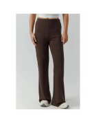 HiCCUP Pantaloni sport dama - croiala lejera - picior drept - maro cafea - textil