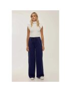 HiCCUP Pantaloni sport dama - talie inalta - croiala larga - albastri - poliester - Albastru de cobalt - XL - Albastru
