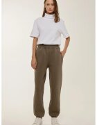 HiCCUP Pantaloni sport - talie elastica - gri - bumbac/poliester