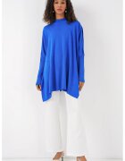 HiCCUP Pulover dama - BDART Pulover Larg - Albastru Moroccan - Tricot -