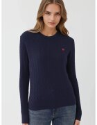 HiCCUP Pulover dama - bleumarin - tricot