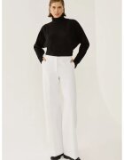 HiCCUP Pulover dama - cu guler inalt - croiala relaxata - negru - tricot