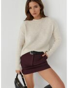 HiCCUP Pulover dama - Tricot - Alb