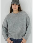 HiCCUP Pulover dama - Tricot - Gri deschis
