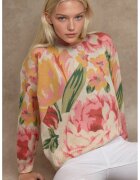 HiCCUP Pulover tricotat - guler rotund - material tricot - Multicolor -