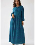 HiCCUP Rochie A - imprimeu - guler rotund - textil