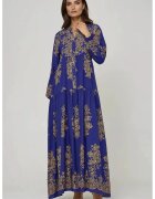 HiCCUP Rochie maxi - albastru - material subtire