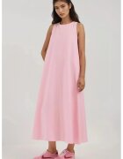 HiCCUP Rochie maxi - colectia Mixray - guler rotund - roz - textil