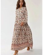 HiCCUP Rochie maxi - decolteu in V - multicolor - textil