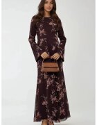 HiCCUP Rochie maxi - imprimeu floral - multicolor - tul