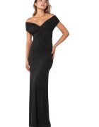 HiCCUP Rochie maxi - Negru - Jerseu