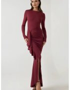 HiCCUP Rochie maxi - rosu - jerseu