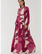 HiCCUP Rochie maxi - rosu - viscoza