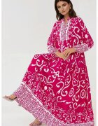 HiCCUP Rochie maxi - roz - viscoza