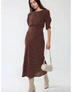 HiCCUP Rochie midi cu maneci bufante